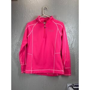 Avalanche 1/4 Zip Sweater Women’s Pink Fleece Sweatshirt Athletic Size Medium